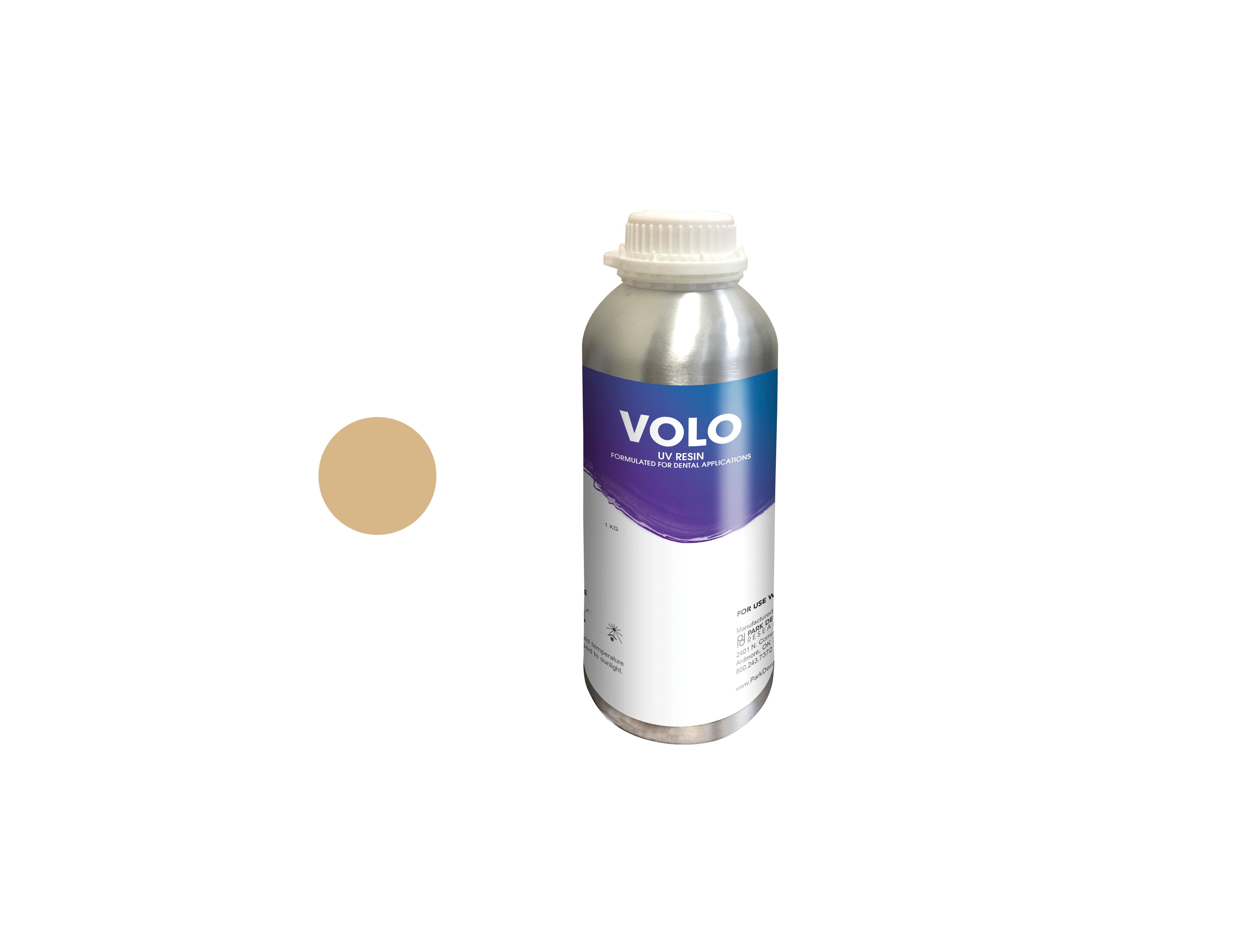 Volo Premium Orthodontic UV Resin Taupe 50 Microns 1 Kg