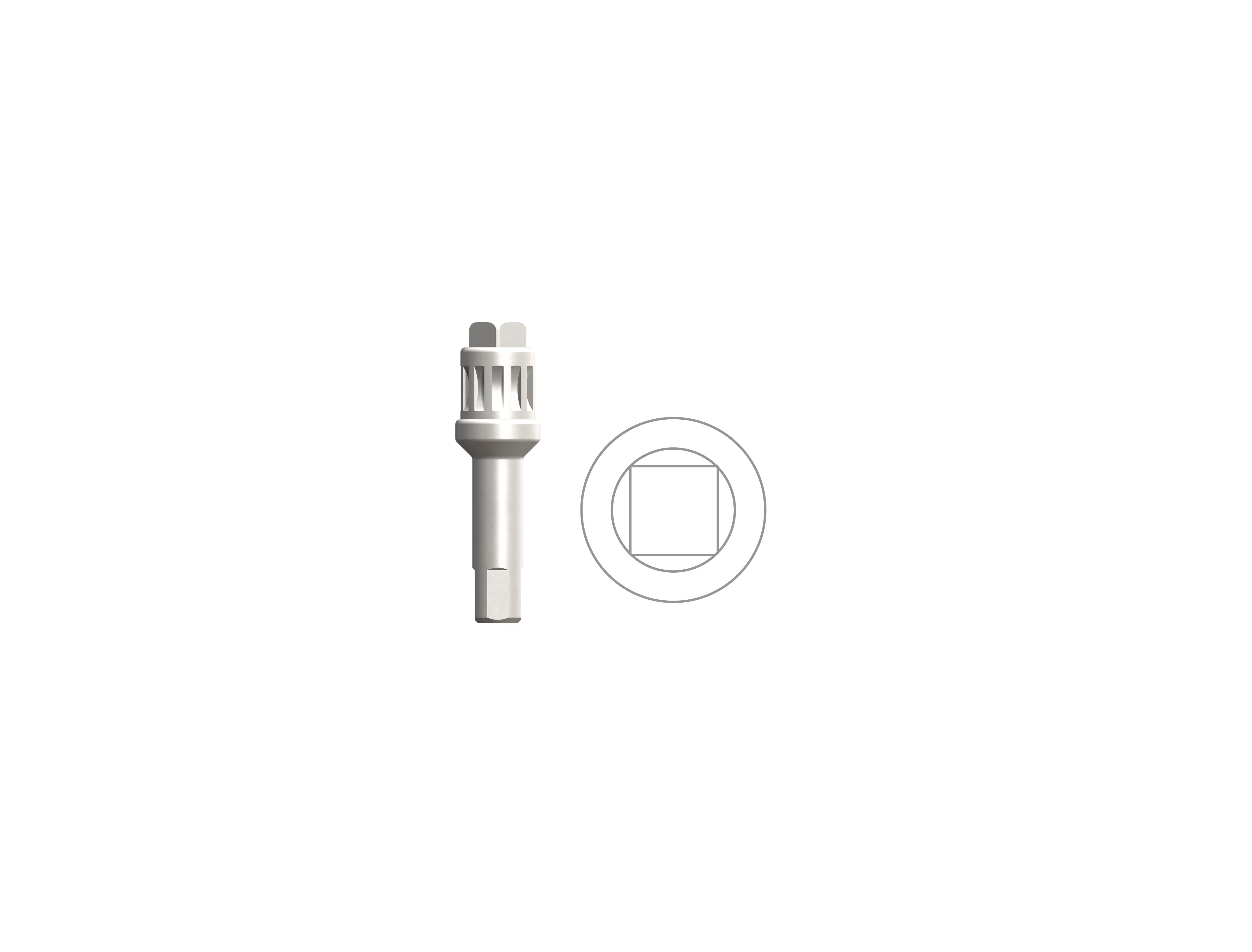 3.0 Multipurpose Driver/StarVent 2.0 mm O-Ball Abutment Driver Long