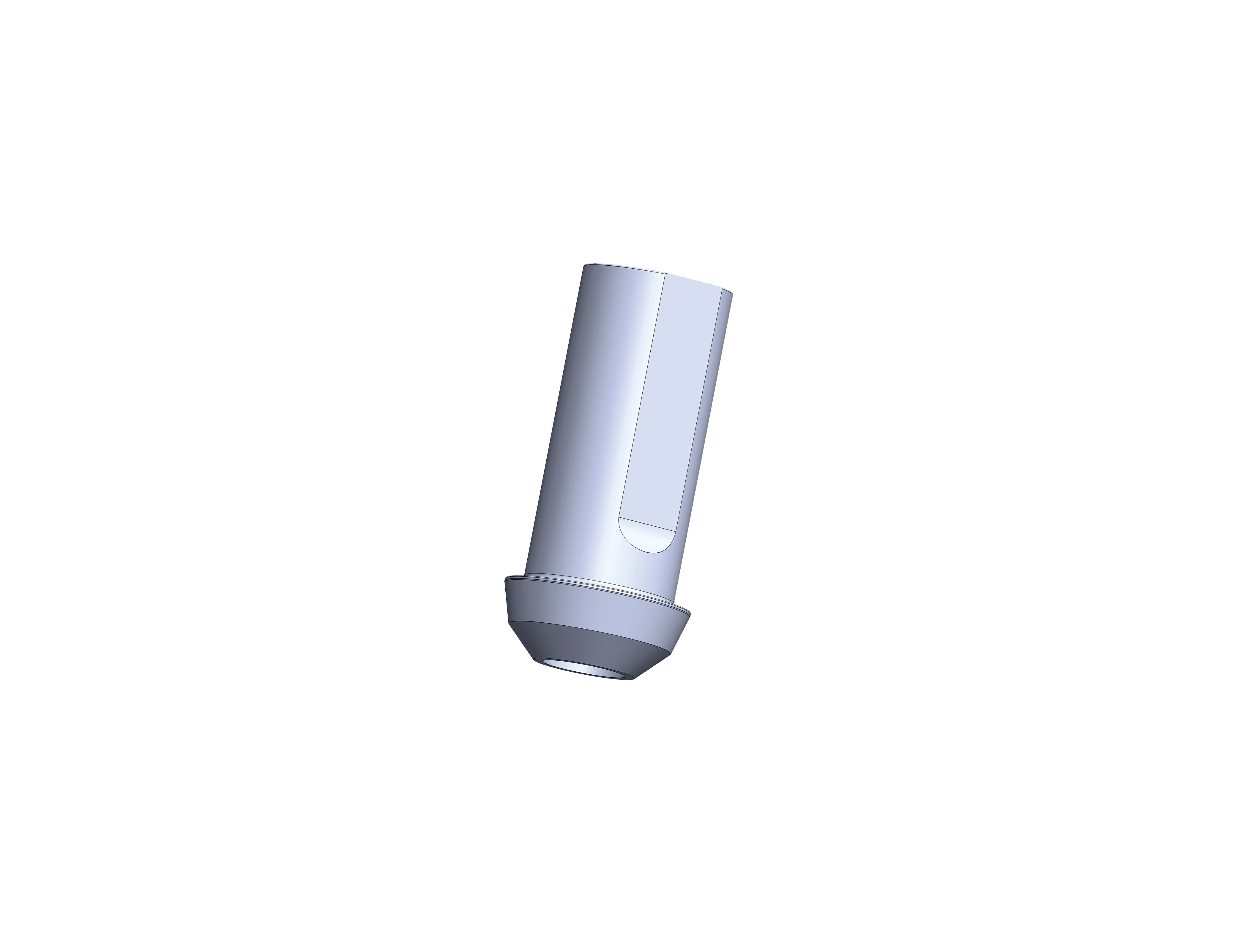 StarVent XP Non-Hexed Castable Abutment 1 mm Delrin