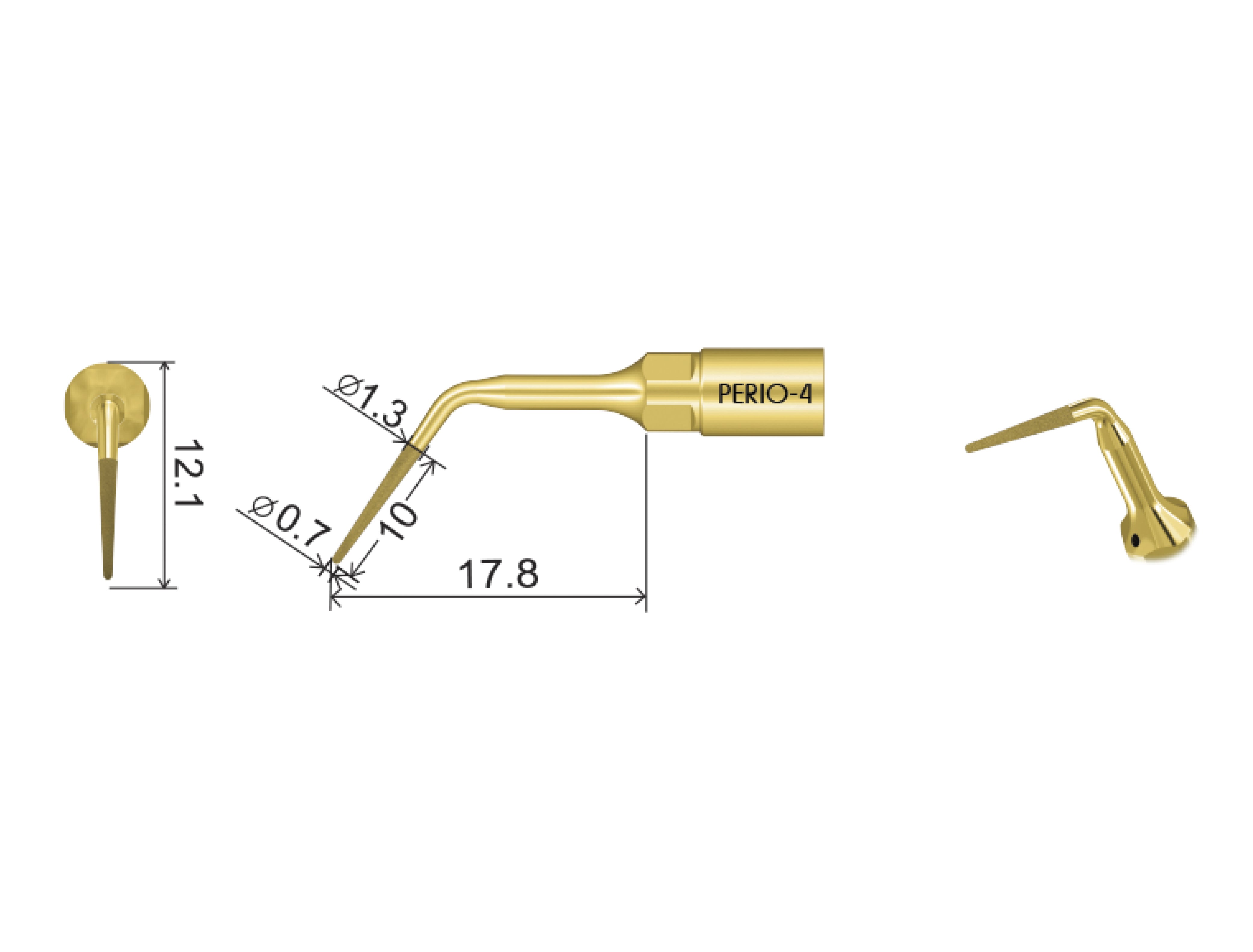 Root Surface Debridgement and Root Planning Diamond Coated