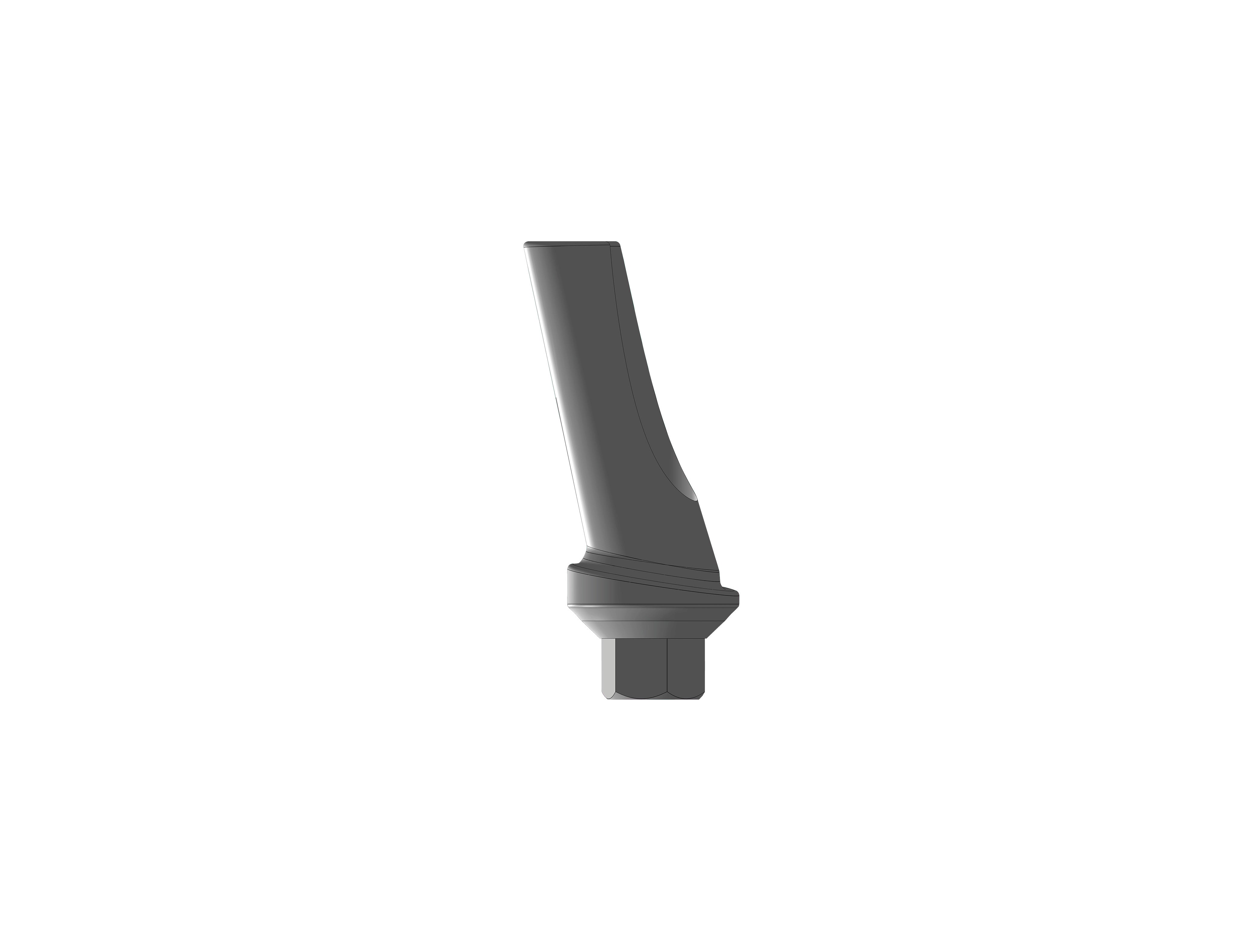 StarVent XP Hexed Angled Abutment 15 Degree Peek (Temporary)