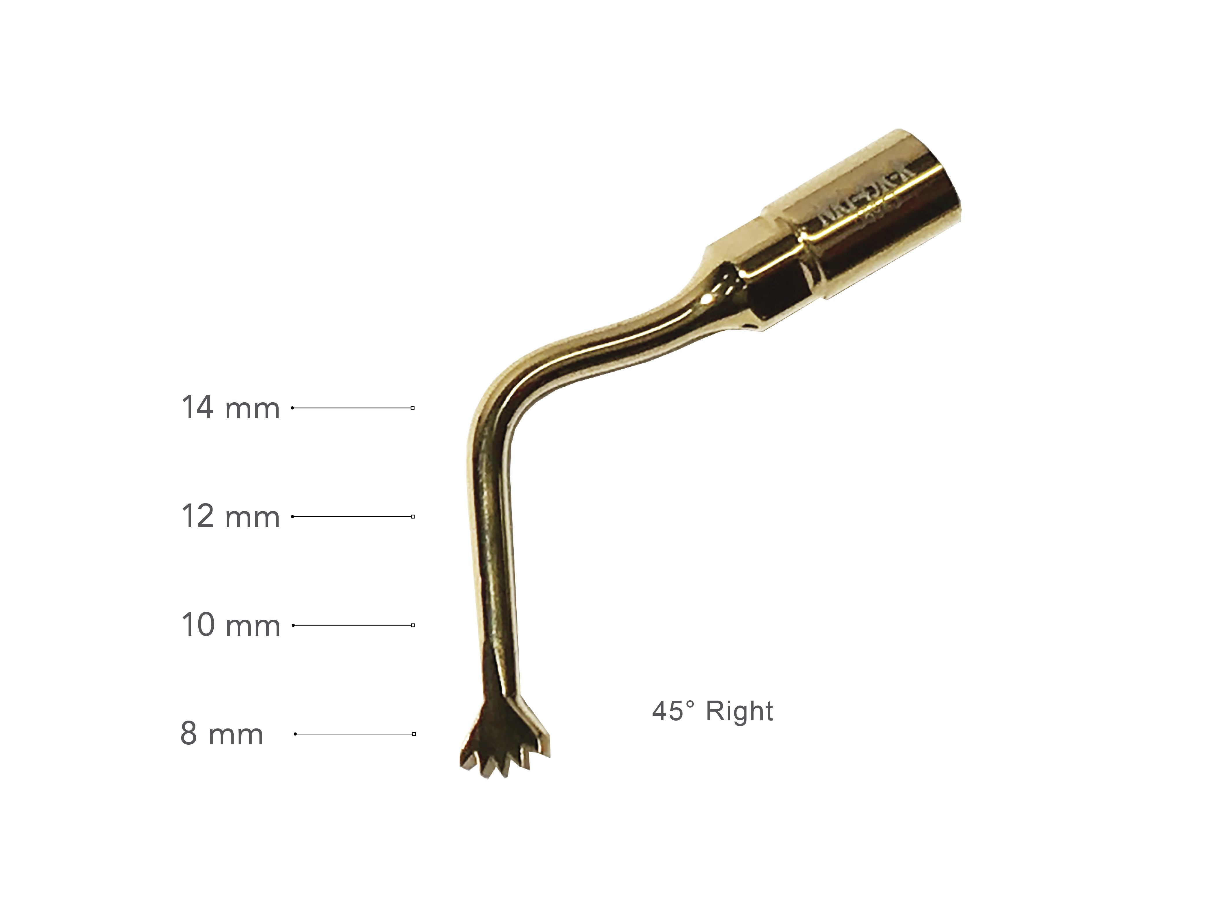 Dental Implant Tip 45 Degree Right