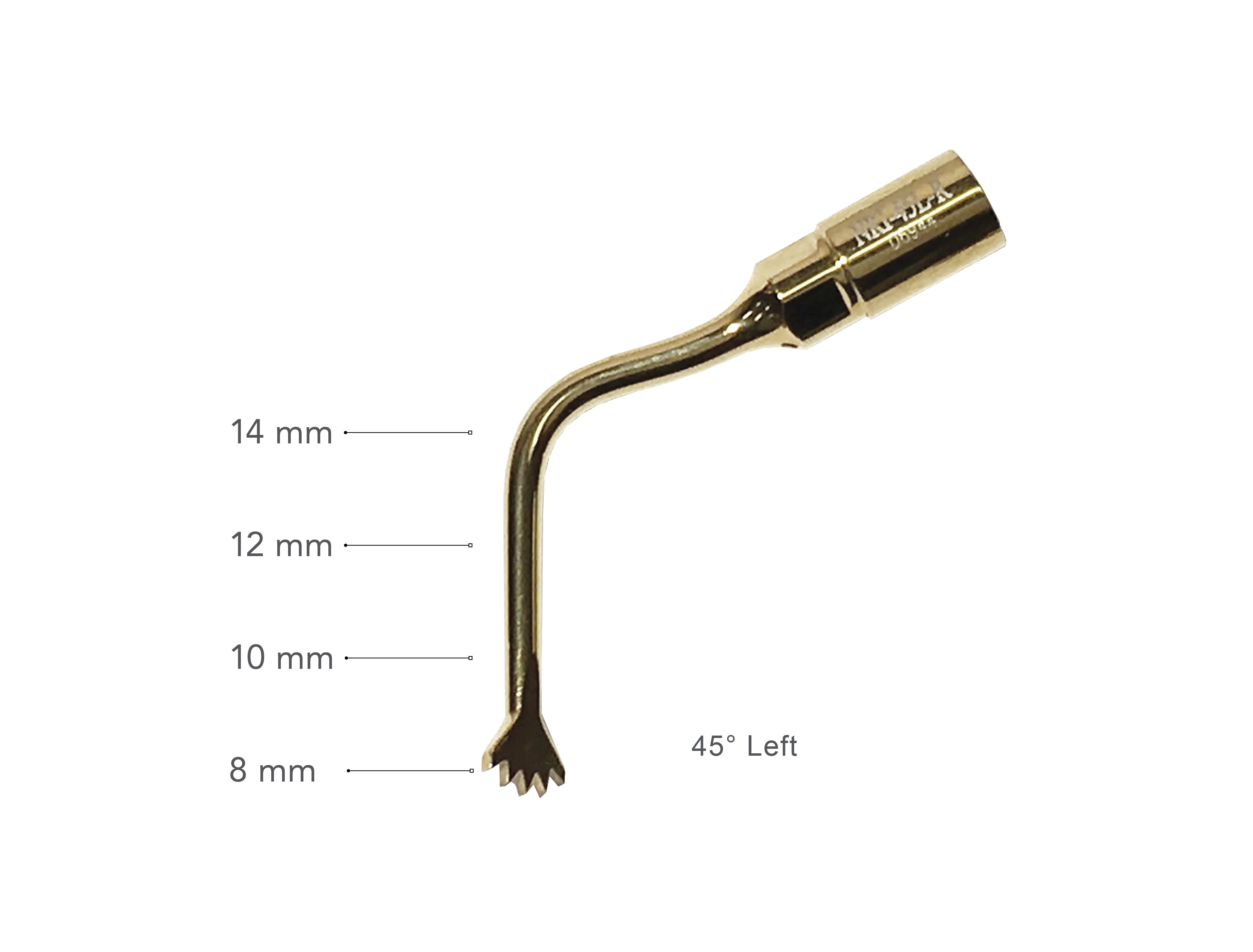 Dental Implant Tips 45 Degree Left